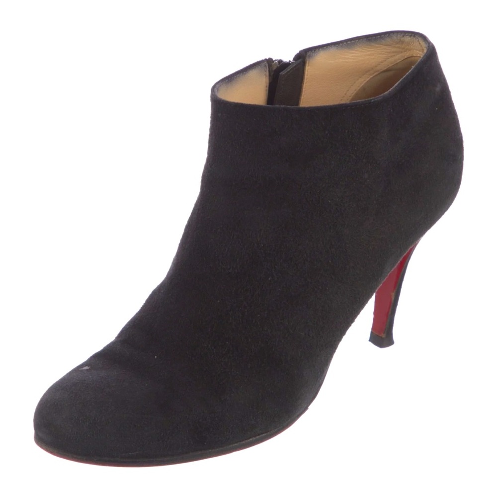 Christian Loubatin Suede Boots